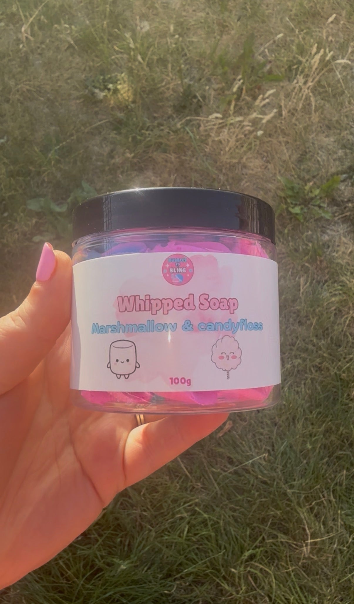 Handmade Whipped Soap 100g | Soft & Creamy Cleansing Soap