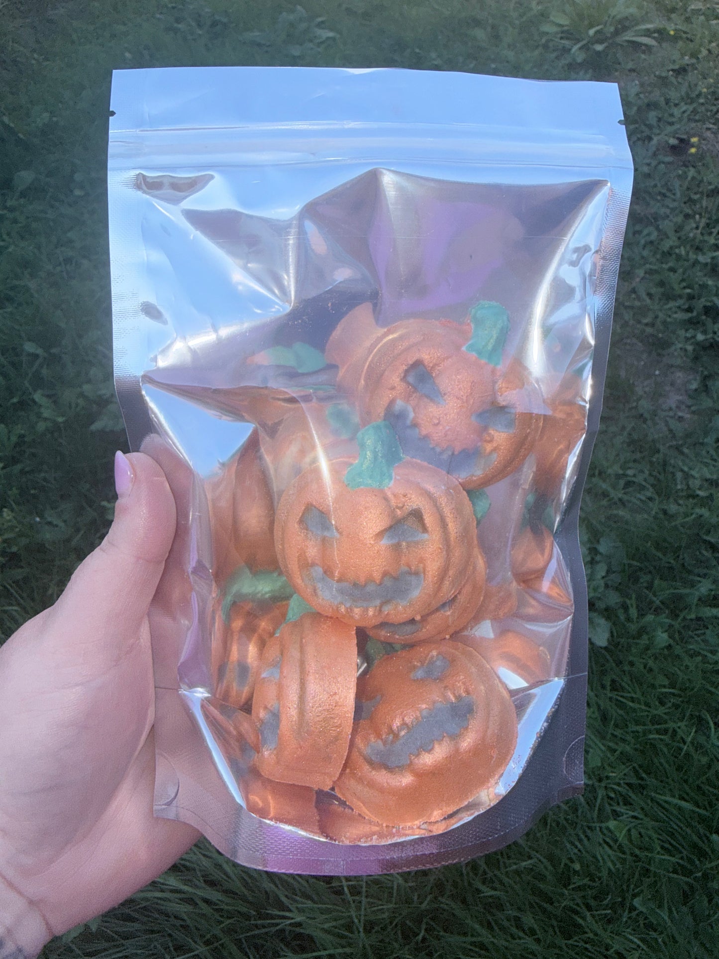 Mini Pumpkin Bath Bombs