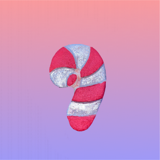 Candy Cane Bath Bomb
