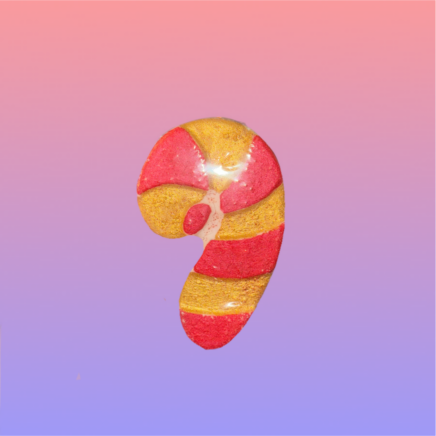 Candy Cane Bath Bomb