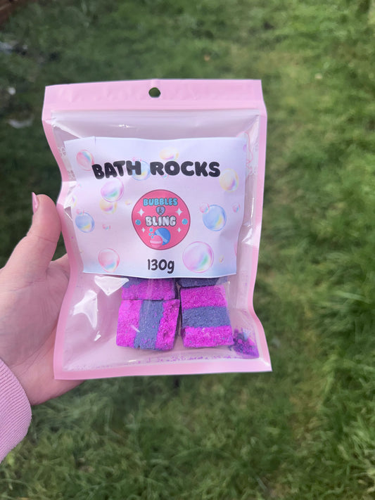 Bath Rocks - Pink & Purple