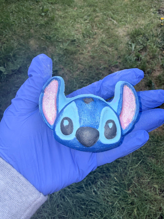 Blue alien Bath Bomb