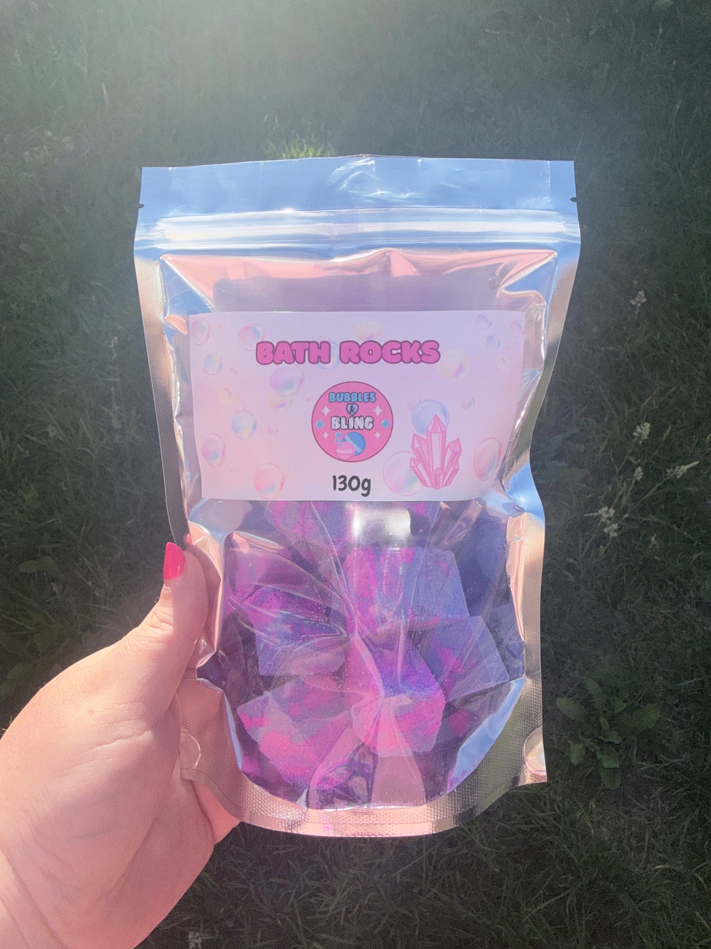 Bath Rocks - Pink & Purple